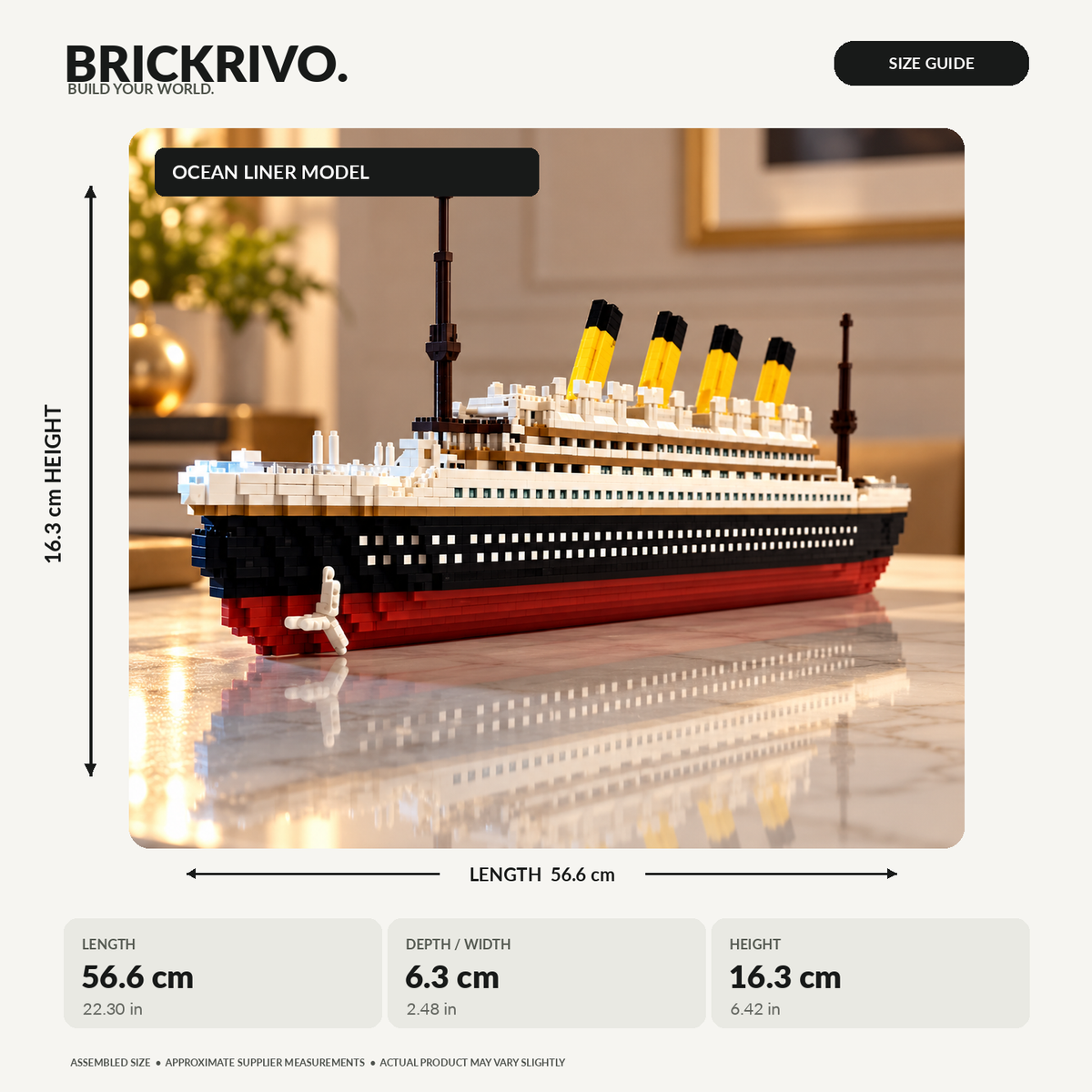 BRICKRIVO Grand Ocean Liner Building Set