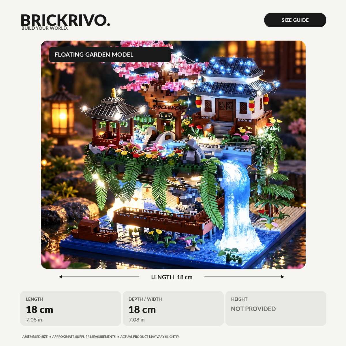 BRICKRIVO Sakura Falls Building Set